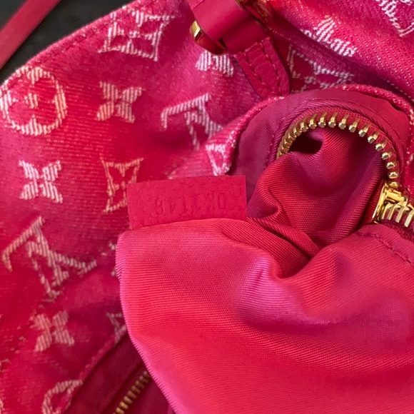 Louis Vuitton Bag Pink Denim Neverfull - Picture 13 of 14
